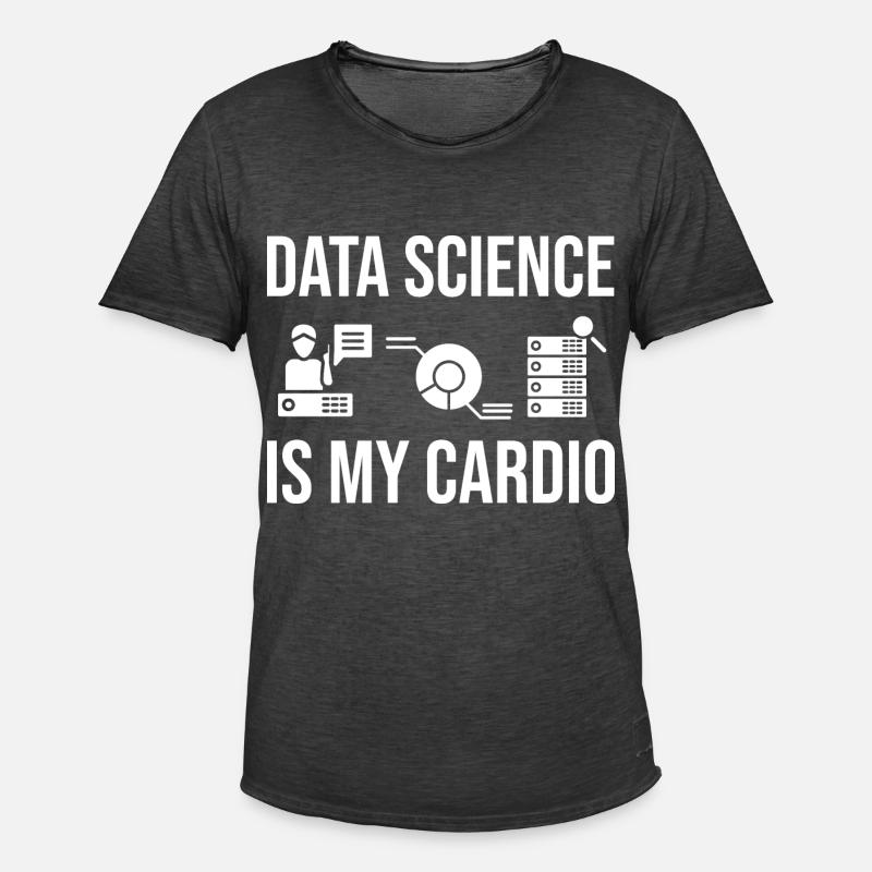 Datenwissenschaftler Data Science Wissenschaft - Männer Vintage T-Shirt - Vintage Schwarz