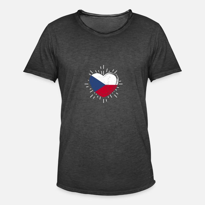 Tschechen Tschechisch Tschechien - Männer Vintage T-Shirt - Vintage Schwarz