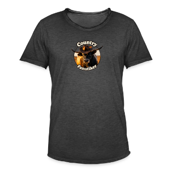 Country Fanatiker Logo - Männer Vintage T-Shirt
