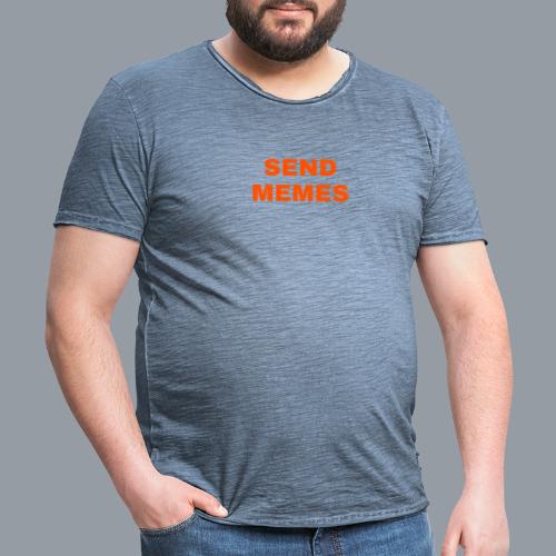 SEND MEMES - Camiseta vintage hombre