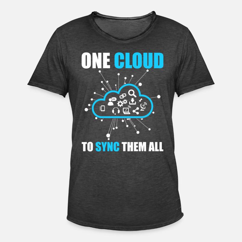 Cloud-Administrator Cloud-Devops - Männer Vintage T-Shirt - Vintage Schwarz