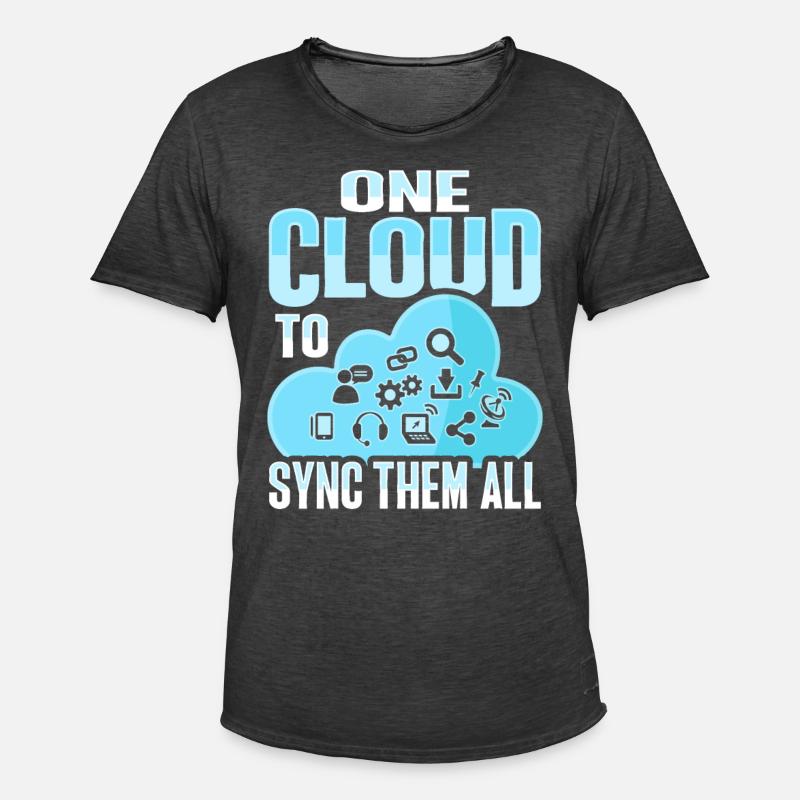 Cloud-Administrator Cloud-Devops - Männer Vintage T-Shirt - Vintage Schwarz