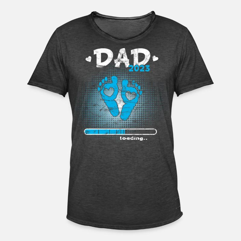 Schwangerschaft Junge Oder Mädchen 2023 - Männer Vintage T-Shirt - Vintage Schwarz