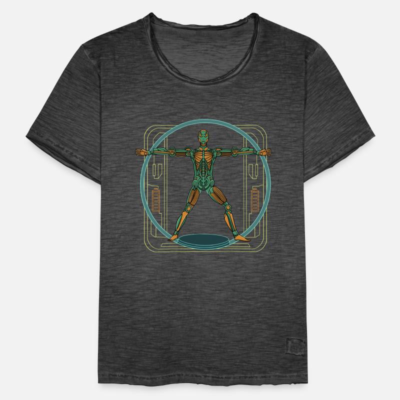 Robot Design for a Robot Engineer Men's Vintage T-Shirt
