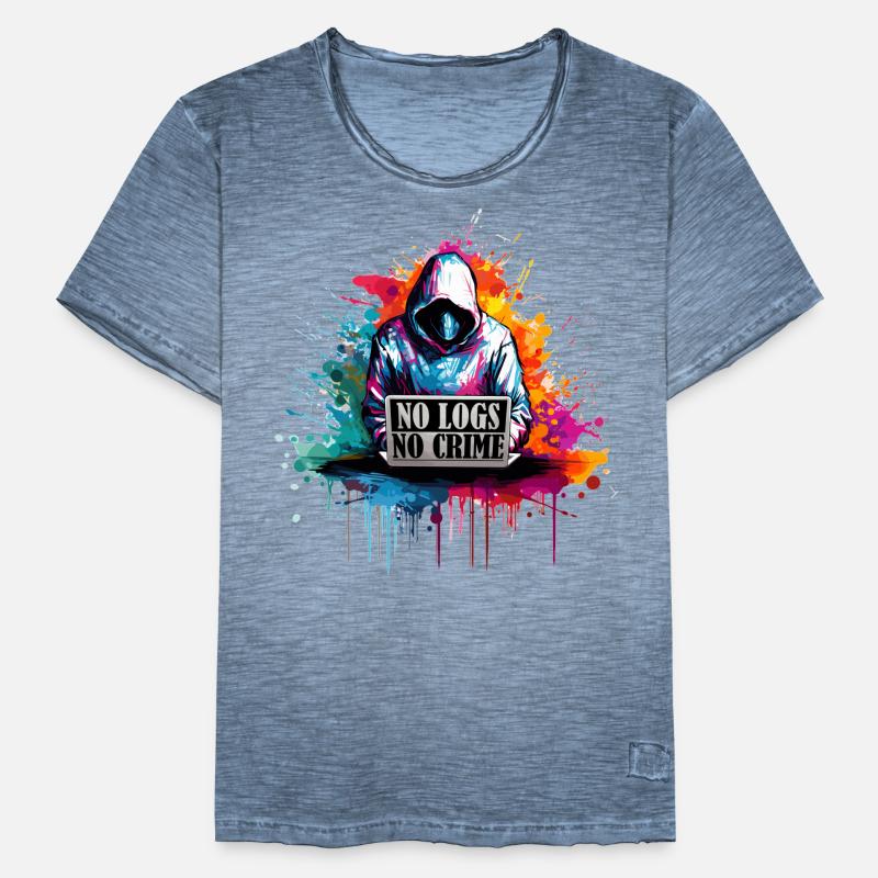 Code du hacker éthique : Pas de journaux, pas de T-shirt vintage Homme