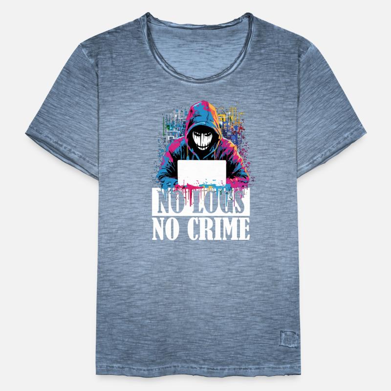 Code du hacker éthique : Pas de journal, pas de T-shirt vintage Homme