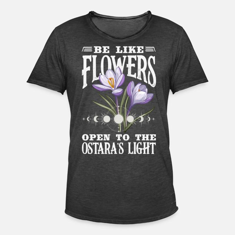 Easter Eostre Pagan Spring - Men's Vintage T-Shirt - washed black