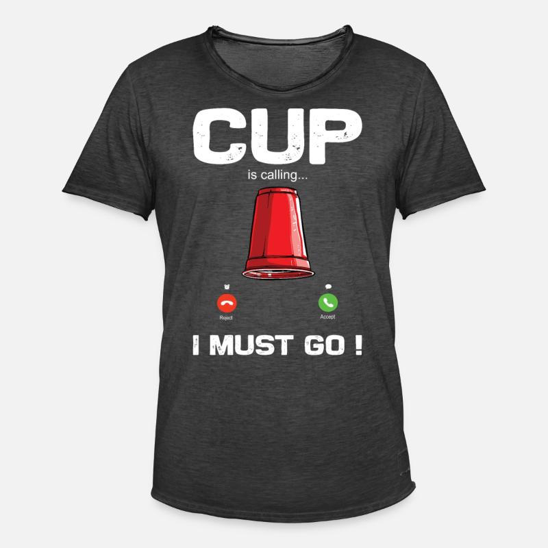 Stacking Cups Speed Stacker - Men's Vintage T-Shirt - washed black