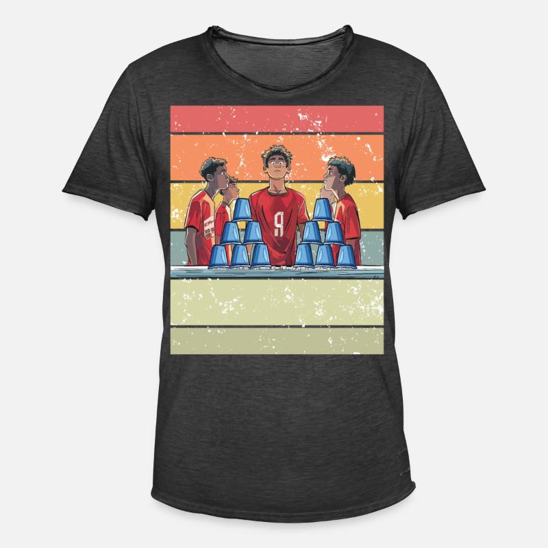 Stacking Cups Speed Stacker - Men's Vintage T-Shirt - washed black