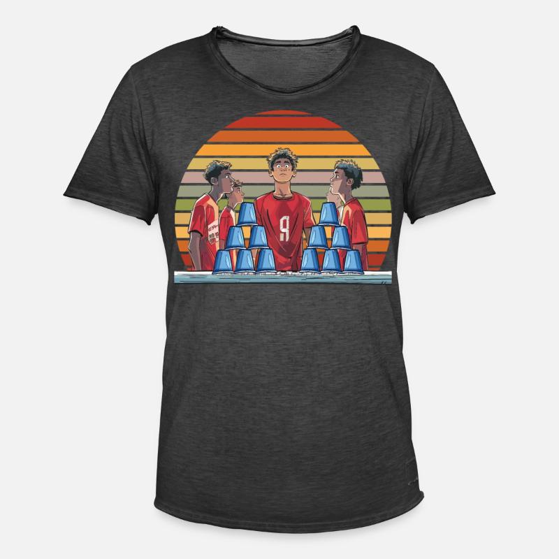 Stacking Cups Speed Stacker - Men's Vintage T-Shirt - washed black