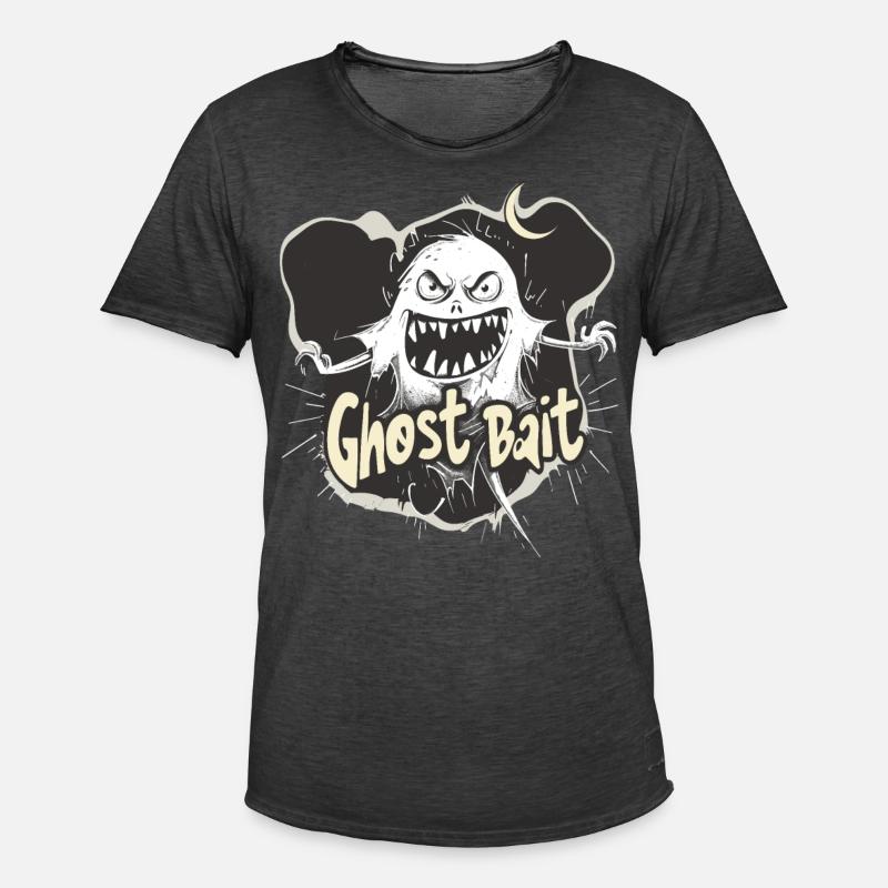 Ghost Bait Paranormal Ghost Hunter - Männer Vintage T-Shirt - Vintage Schwarz