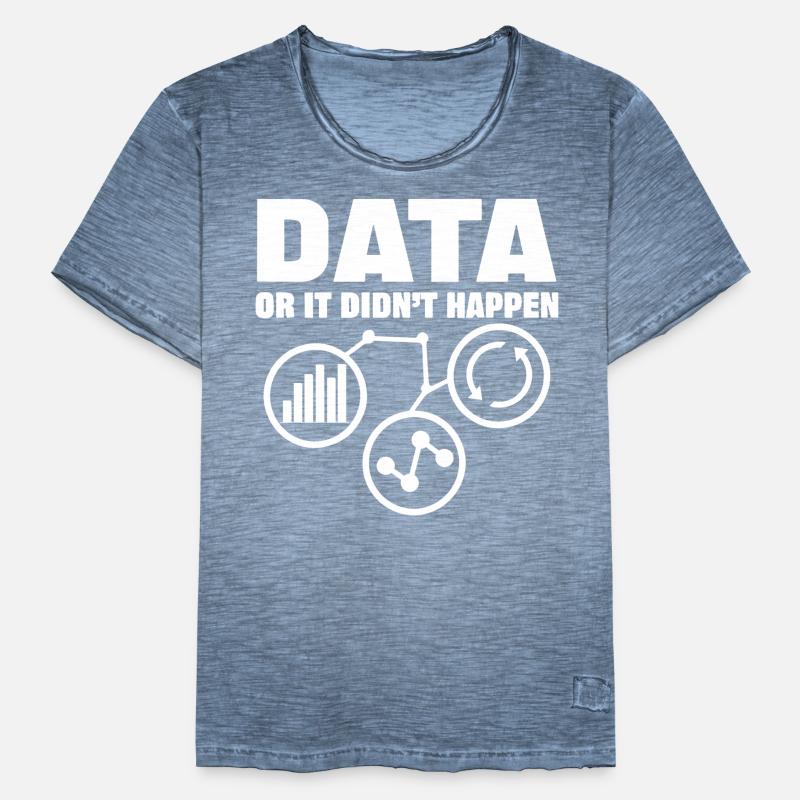 Daten Oder Es Passierte Nicht Big Data Männer Vintage T-Shirt