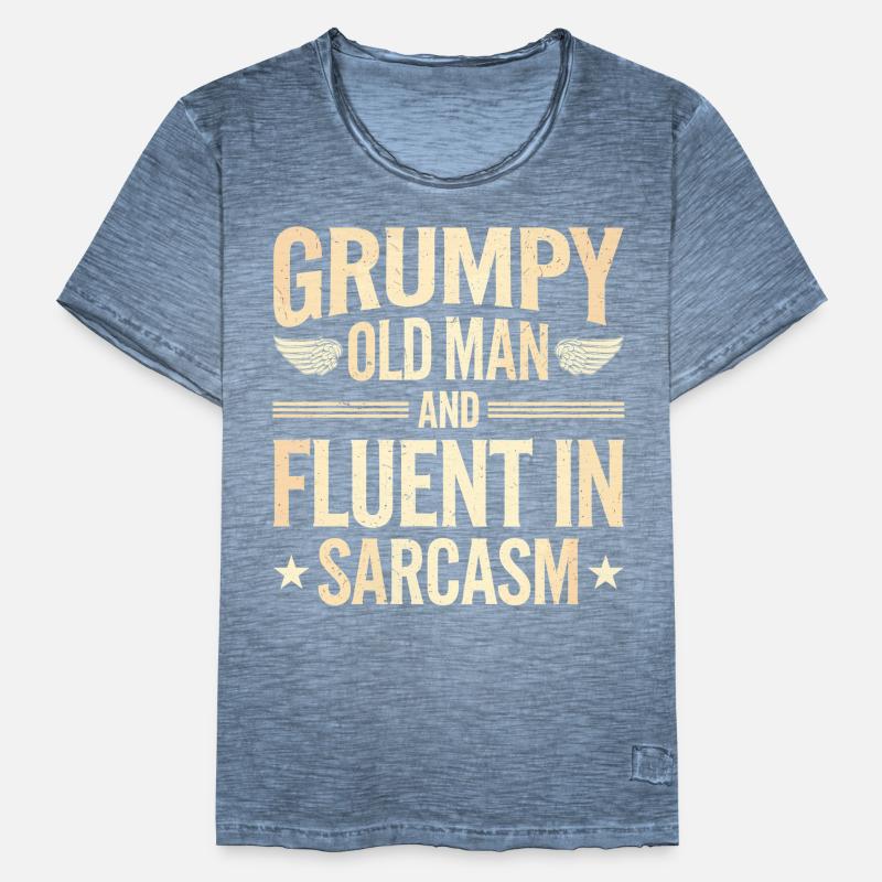 Grumpy Old Man Grumpy Men's Vintage T-Shirt