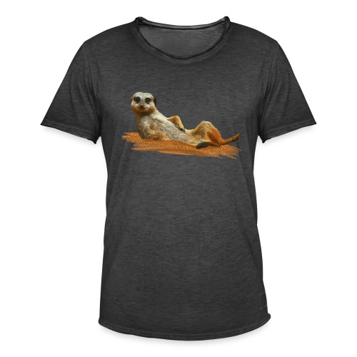 Erdmännchen - Männer Vintage T-Shirt