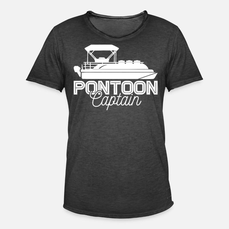 Boot Motorboot Boote Schiff - Männer Vintage T-Shirt - Vintage Schwarz