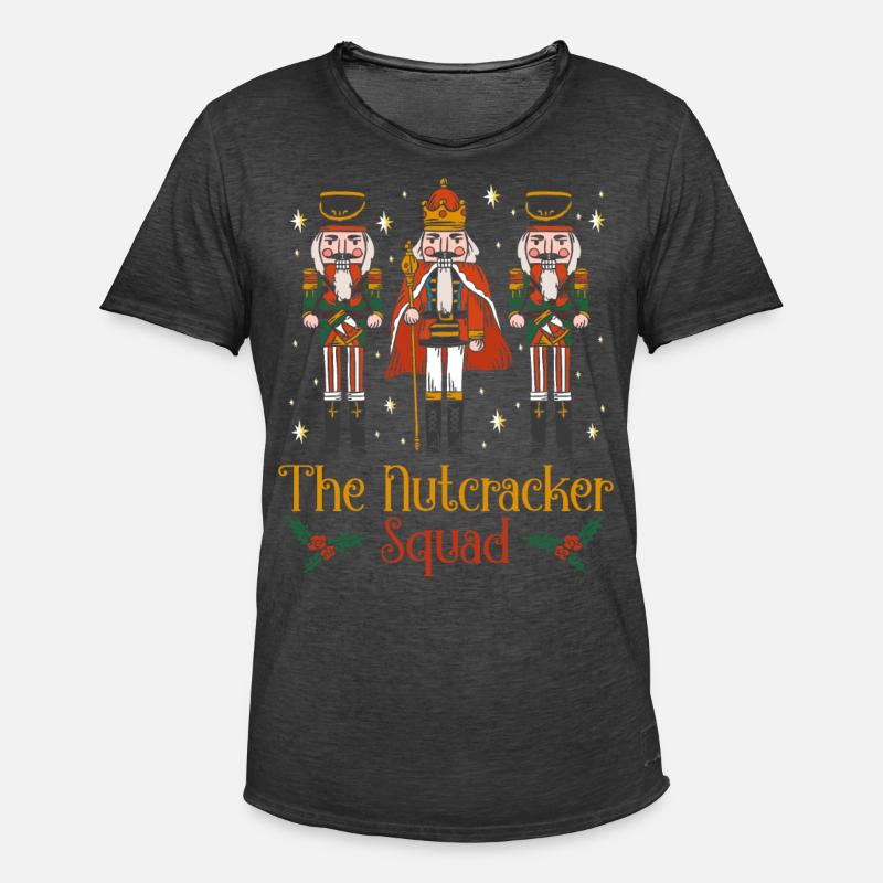 The Nutcracker Squad Nutcracker Ballet - Men's Vintage T-Shirt - washed black
