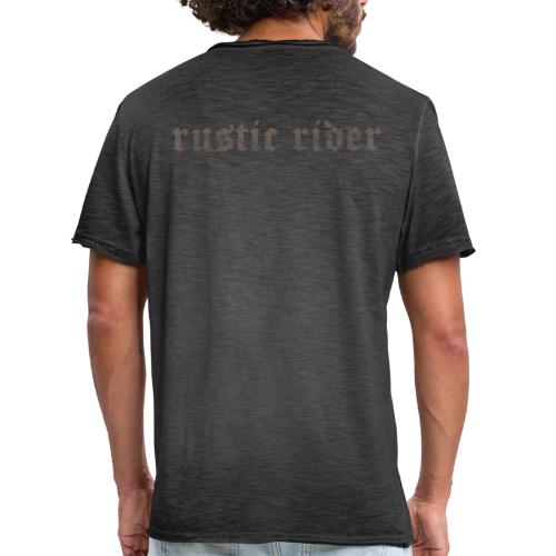 rustic rider - Men's Vintage T-Shirt