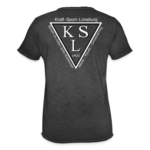 KSL Logo Back - Männer Vintage T-Shirt