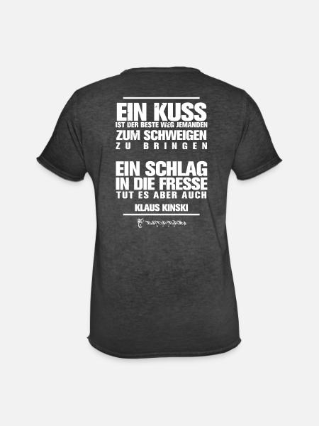 Kinski mein Held - Männer Vintage T-Shirt - Vintage Schwarz