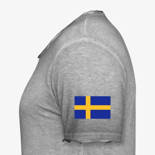 Svenska flaggan - Swedish Flag - Vintage-T-shirt herr
