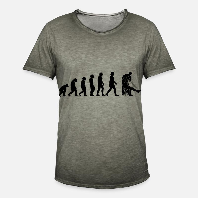 Fysioterapi Fysioterapi - Herre vintage T-shirt - vintage-khaki