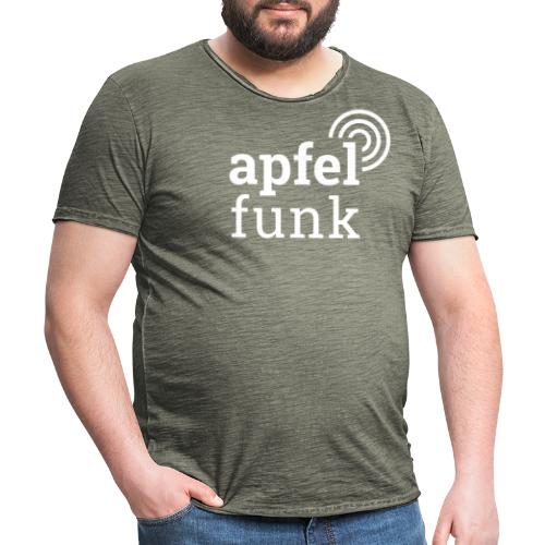 Apfelfunk Dark Edition - Männer Vintage T-Shirt