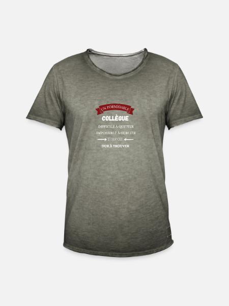 Terrific colleague gift - Men's Vintage T-Shirt - vintage khaki
