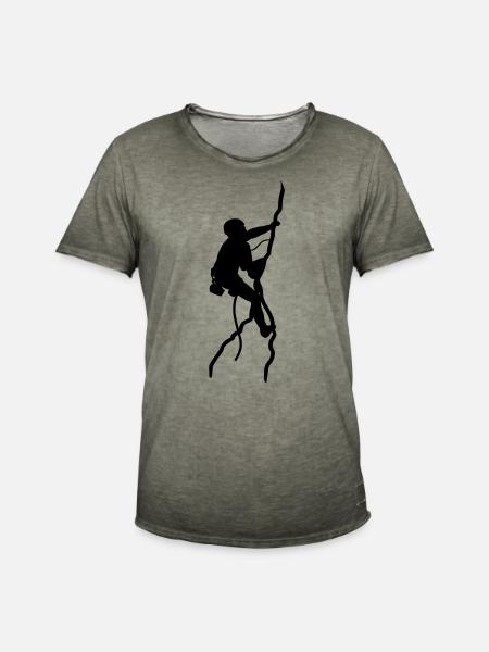 klettern - Männer Vintage T-Shirt - Vintage Khaki