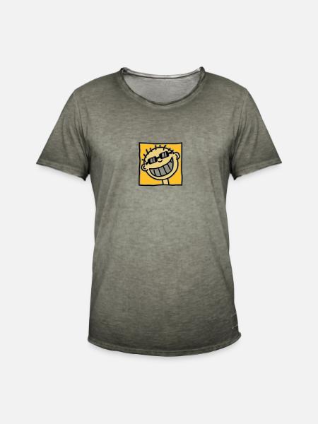 A grinning Tourist - Men's Vintage T-Shirt - vintage khaki