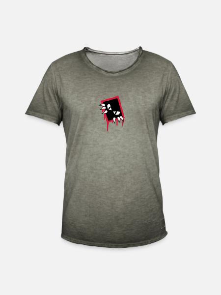 Monster - Men's Vintage T-Shirt - vintage khaki