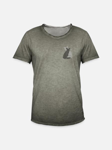 Cats cuddling - Men's Vintage T-Shirt - vintage khaki