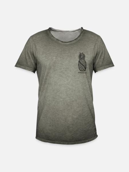 Fibonacci pineapple - Men's Vintage T-Shirt - vintage khaki