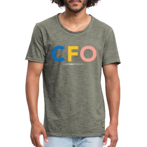 CFO Collection by made4families (rose/weiss) - Männer Vintage T-Shirt