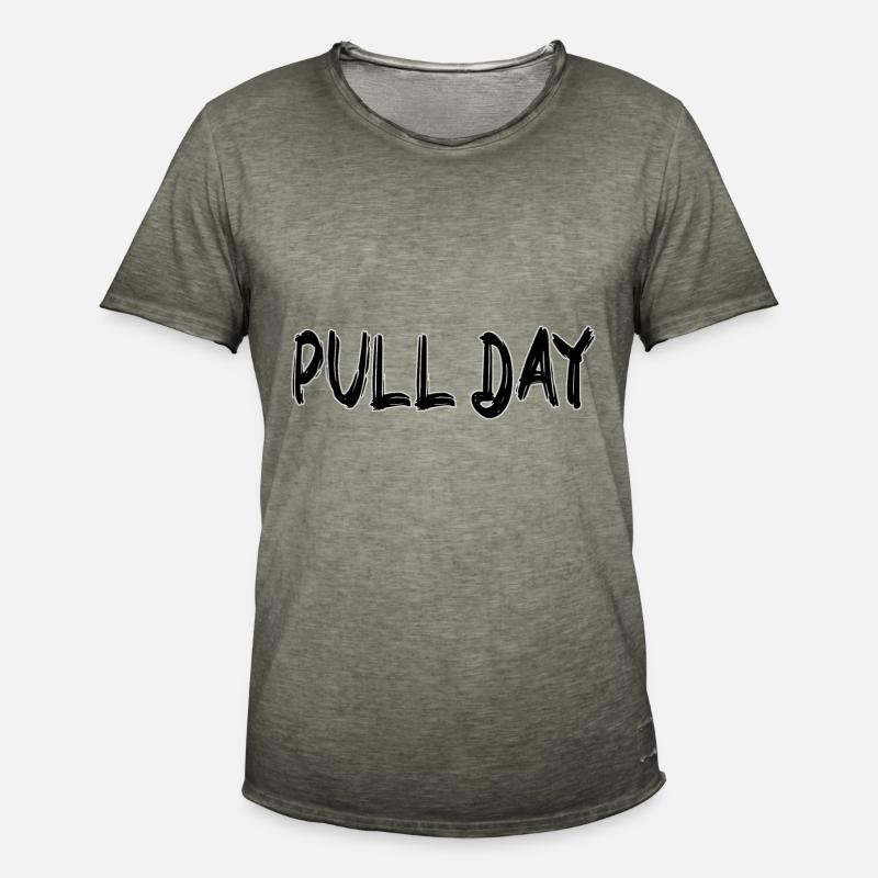 Pull day - Männer Vintage T-Shirt - Vintage Khaki