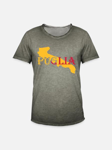 italia_puglia - Männer Vintage T-Shirt - Vintage Khaki