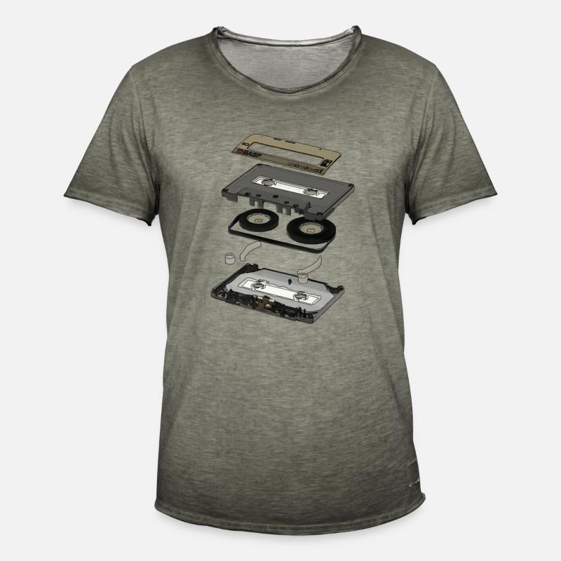 Tape Exploded comic - Männer Vintage T-Shirt - Vintage Khaki
