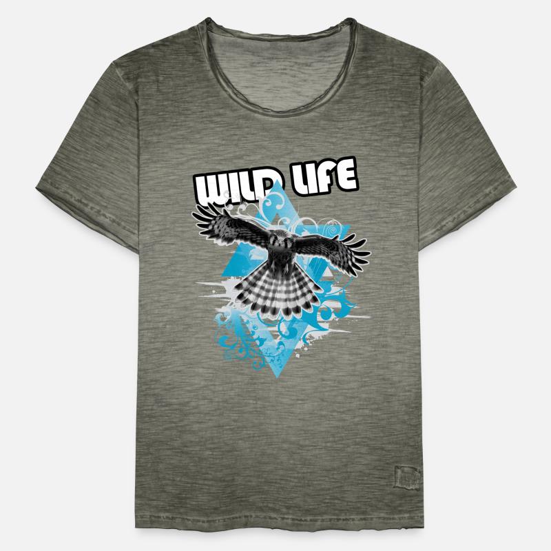Free Eagle and Chart Men's Vintage T-Shirt
