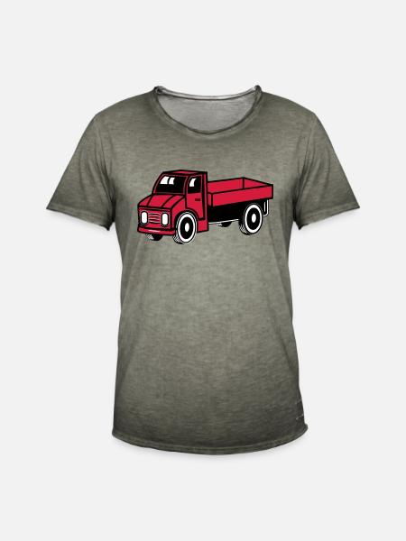 Auto Spielzeug Laster Kipper Truck Lastwagen Fahrz - Männer Vintage T-Shirt - Vintage Khaki