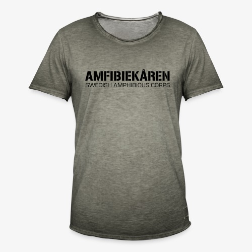 Amfibiekåren -Swedish Amphibious Corps - Vintage-T-shirt herr