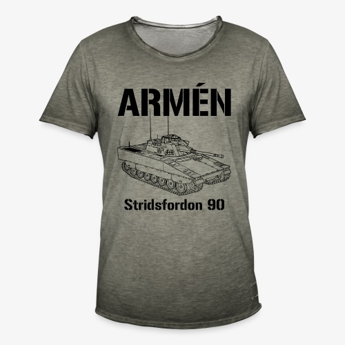 Armén Stridsfordon 9040 - Vintage-T-shirt herr