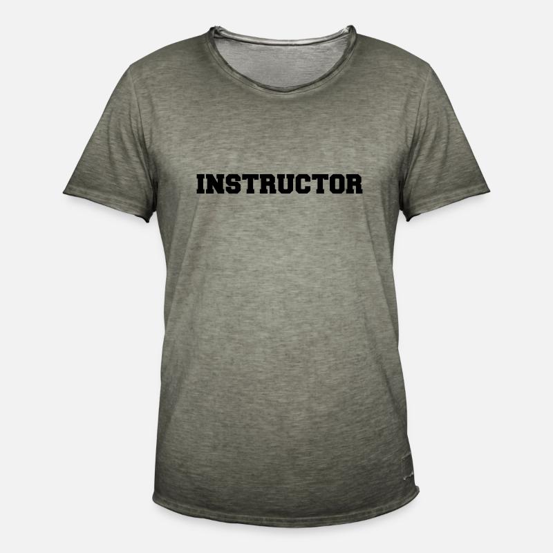 Instructor - Männer Vintage T-Shirt - Vintage Khaki
