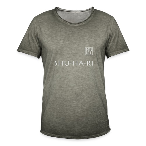 Shuhari HDKI white - Men's Vintage T-Shirt