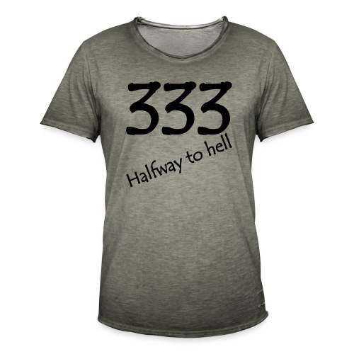 333 -Der halbe Weg - Männer Vintage T-Shirt