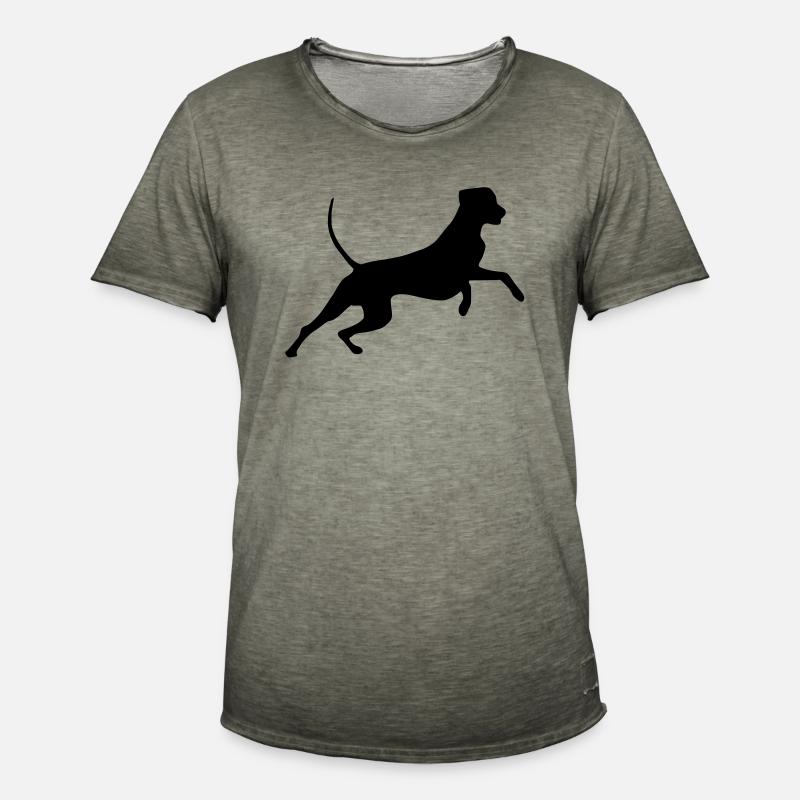 rhodesian_ridgeback_cb - Männer Vintage T-Shirt - Vintage Khaki