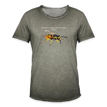 wespe - Männer Vintage T-Shirt - Vintage Khaki - Vorne