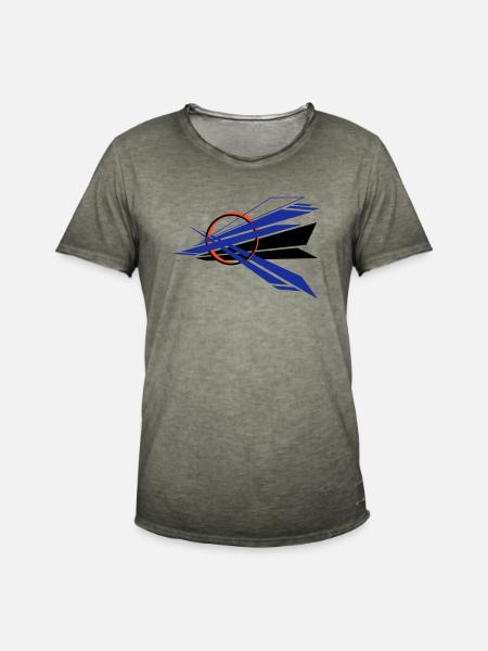 futuristische geometrie - Männer Vintage T-Shirt - Vintage Khaki