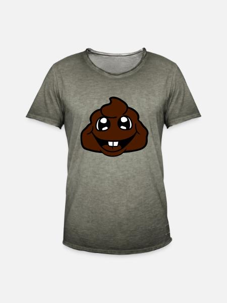merde tas peu de merde virus kot bazille - T-shirt vintage Homme - vintage kaki