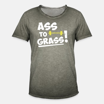 Ass to grass! - Vintage T-shirt for men