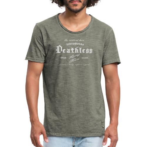 deathless living team grau - Männer Vintage T-Shirt
