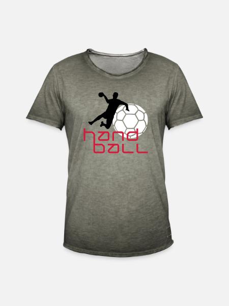 handball_i_3c - Men's Vintage T-Shirt - vintage khaki